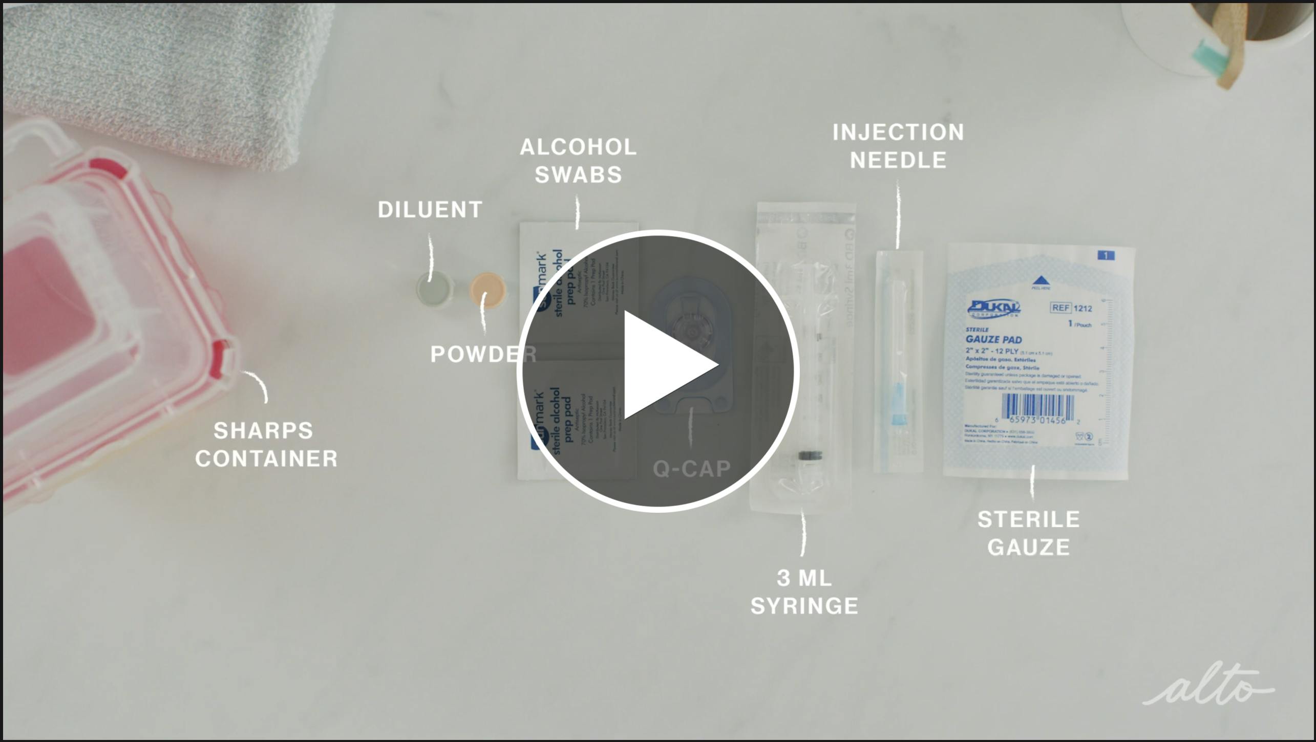 Menopur® with Q-Cap + Intramuscular (IM) Injection video by Alto Pharmacy