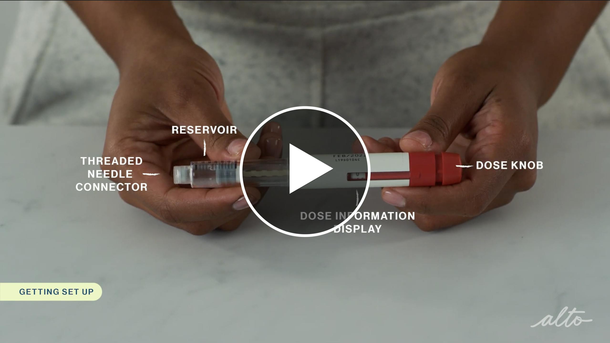 Gonal-f® RFF Redi-ject® Pen + Subcutaneous (SQ) Injection video by Alto Pharmacy