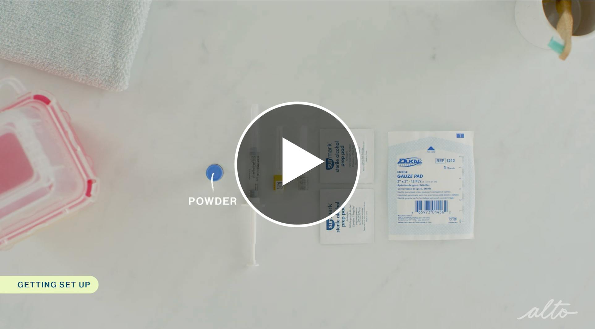 Video of injection instructions from an Alto Pharmacist