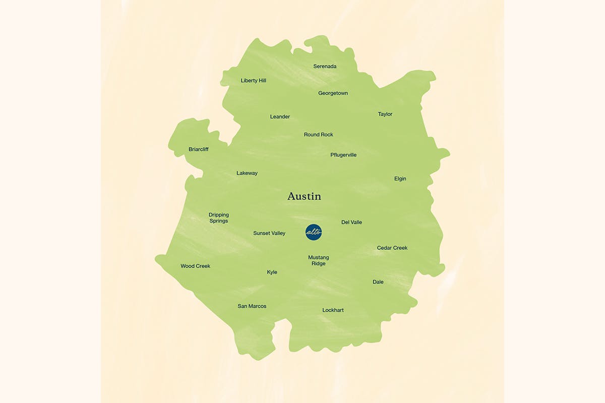 Austin courier delivery zone