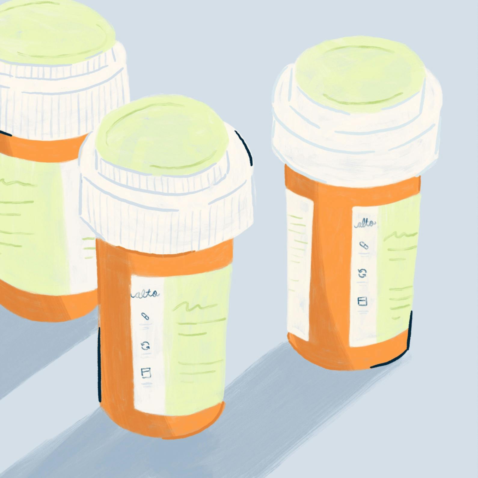alto medicine bottles illustration