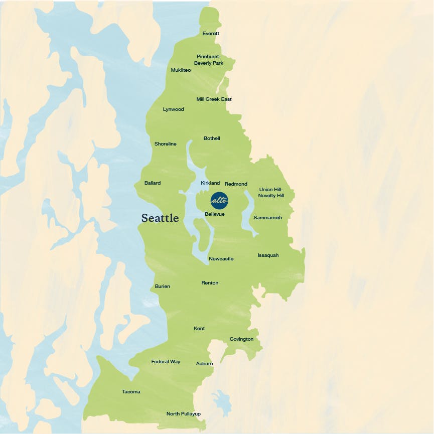 Alto Pharmacy Seattle courier zone map