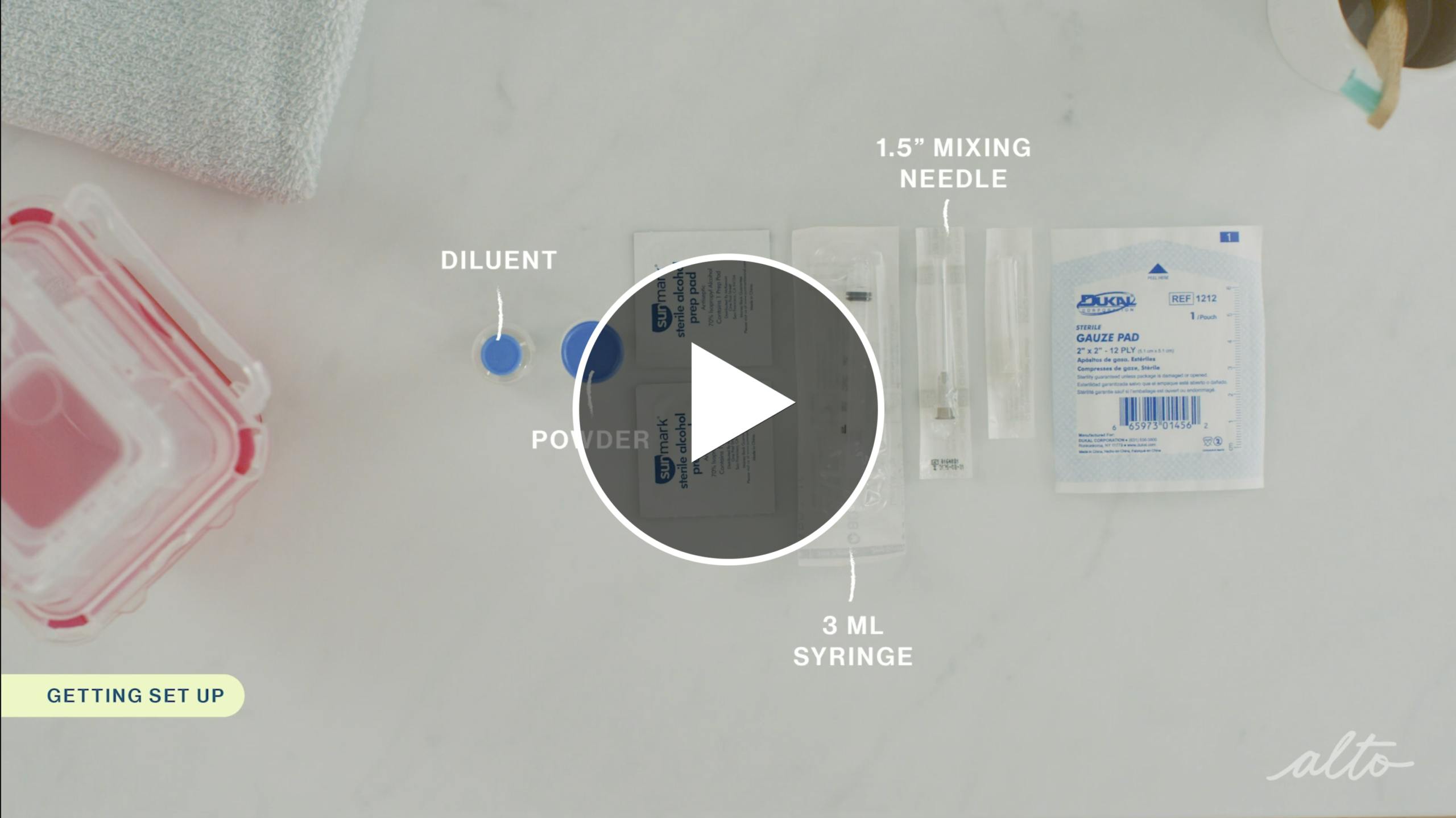 Pregnyl® + Subcutaneous (SQ) Injection video by Alto Pharmacy