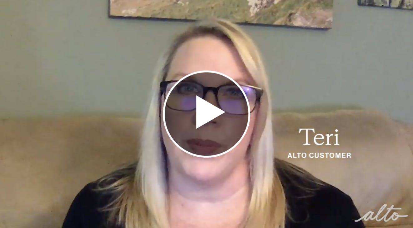 Teri's alto patient story
