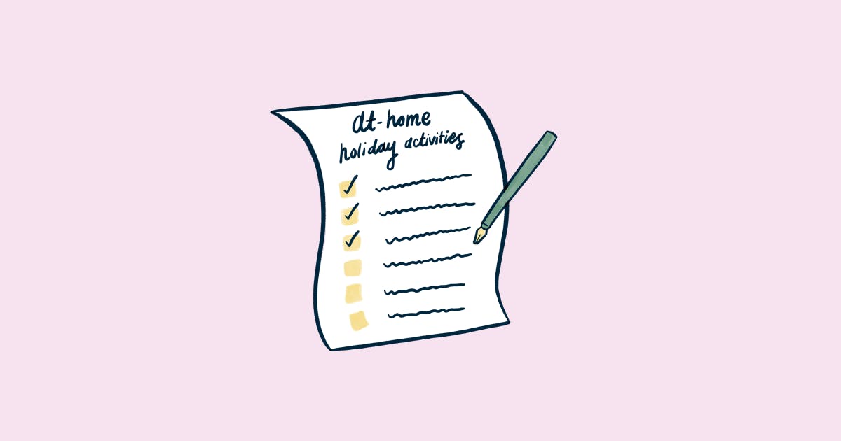 Holidays at home checklist