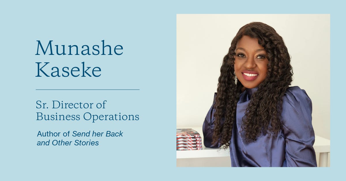 Munashe Kaseke, Senior Director of Business Operations and Author