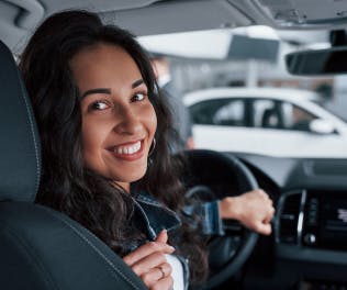 Mujer sonriendo