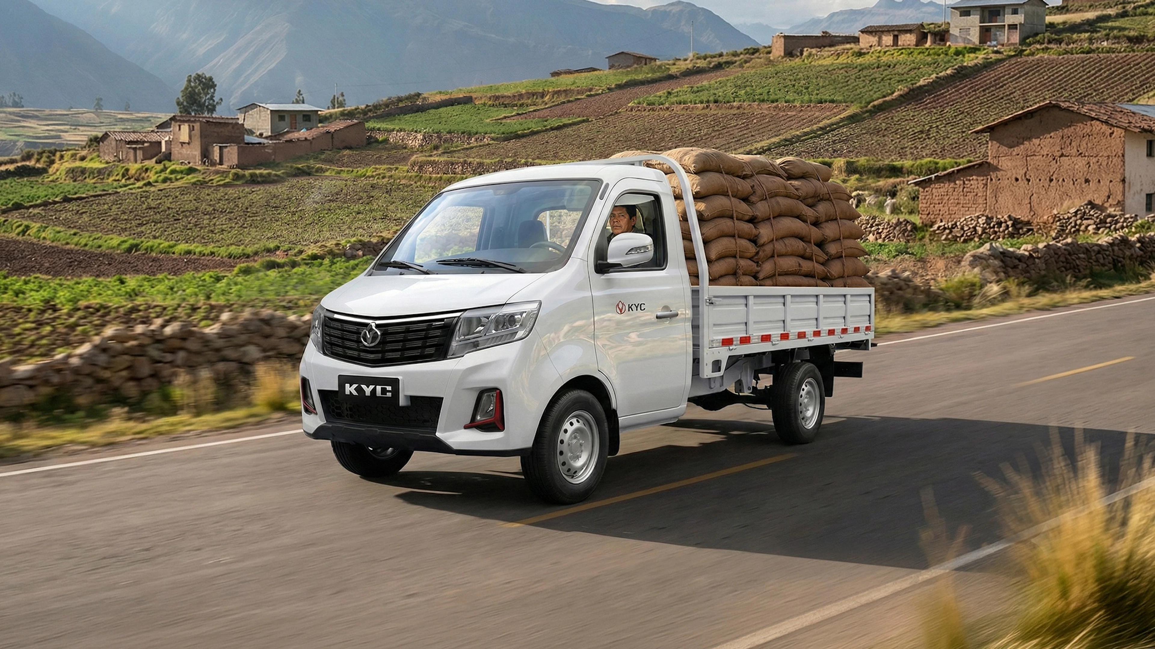 carga útil de un camión