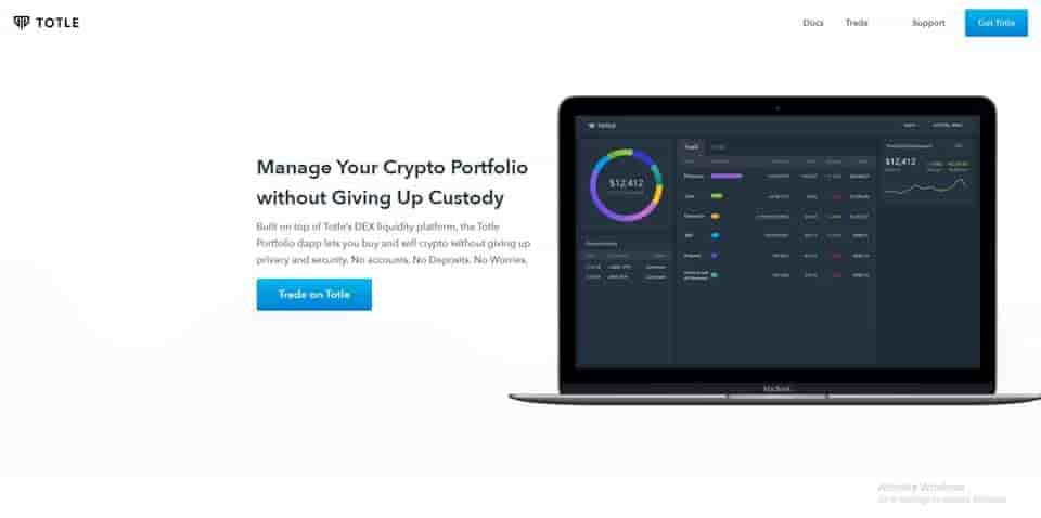 Manage crypto portfolio without giving up custody