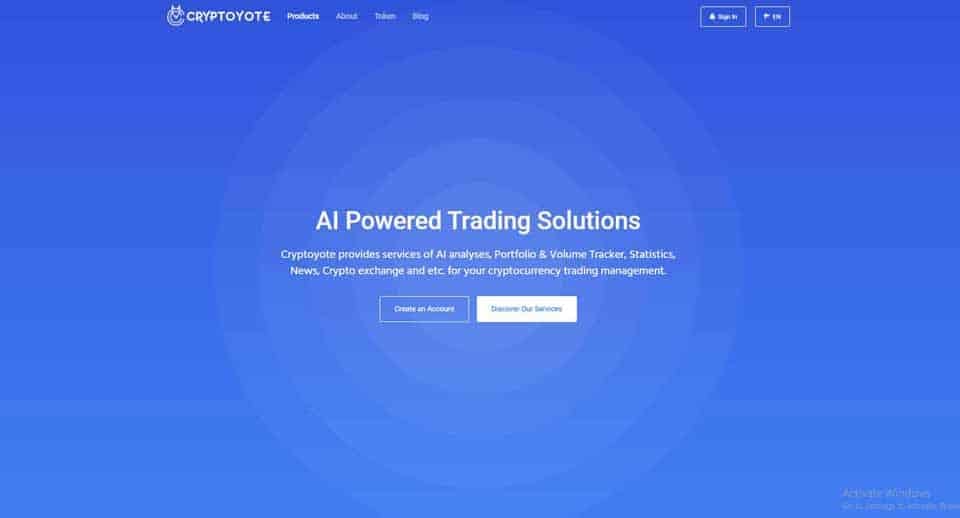 Cryptoyote AI portfolio tracking