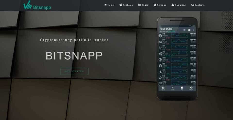 Bitsnapp crypto tracker