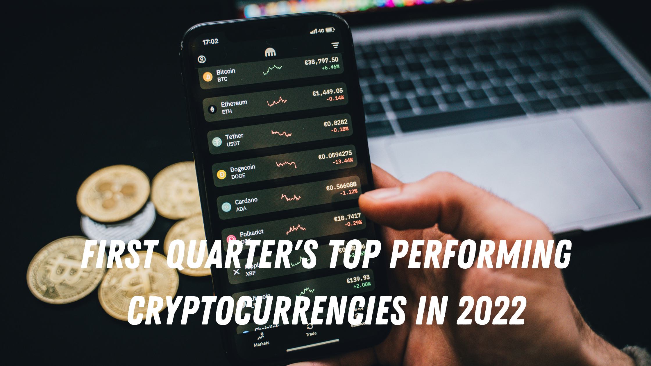 A Look at the First Quarter's Top Performing Cryptocurrencies in 2022