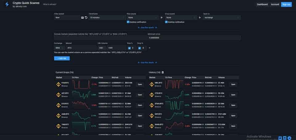 crypto quick scanner