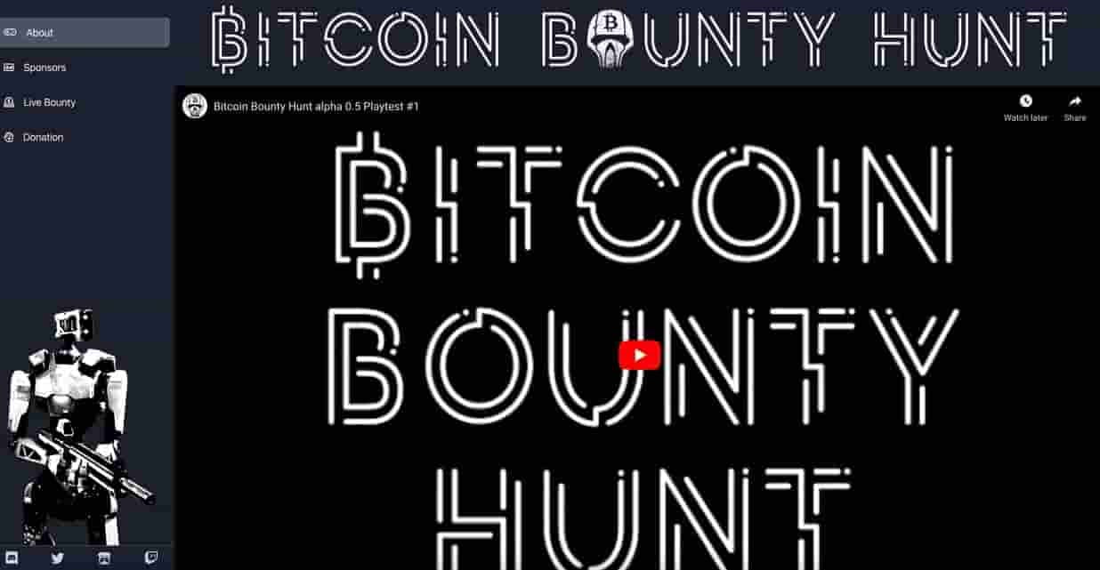 bitcoin bounty hunt game