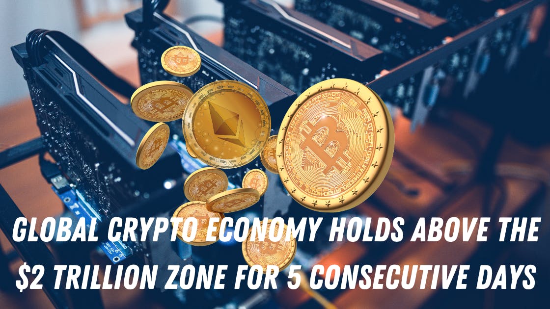 Global Crypto Economy Holds Above the $2 Trillion Zone for 5 Consecutive Days