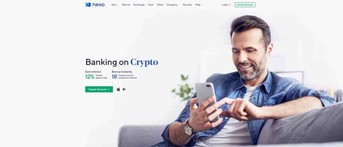 Nexo crypto savings account
