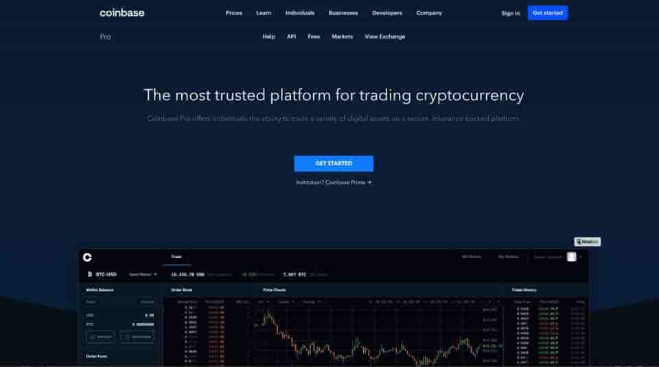 Coinase Pro best crypto trading software platform
