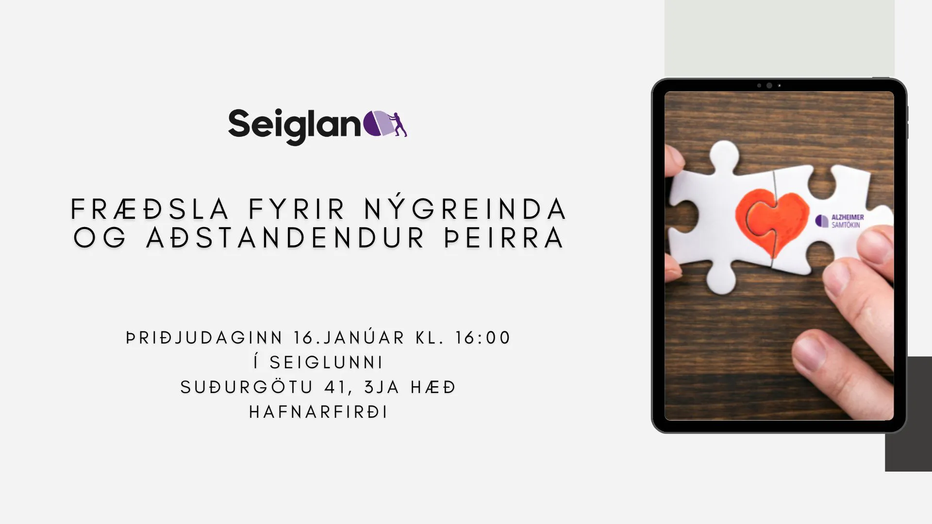 Fræðsla fyrir nýgreinda og aðstandendur þeirra