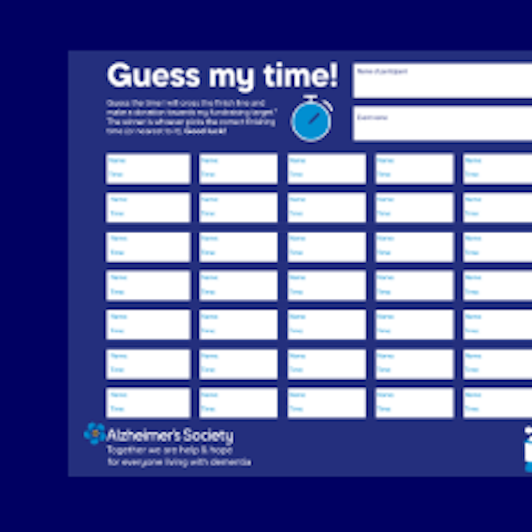 Screenshot of sweepstake form.