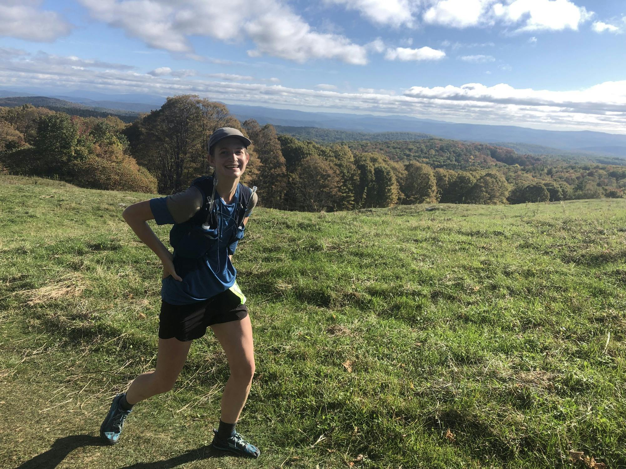 Climbing Garvin Hill. Photo: Leah Todd