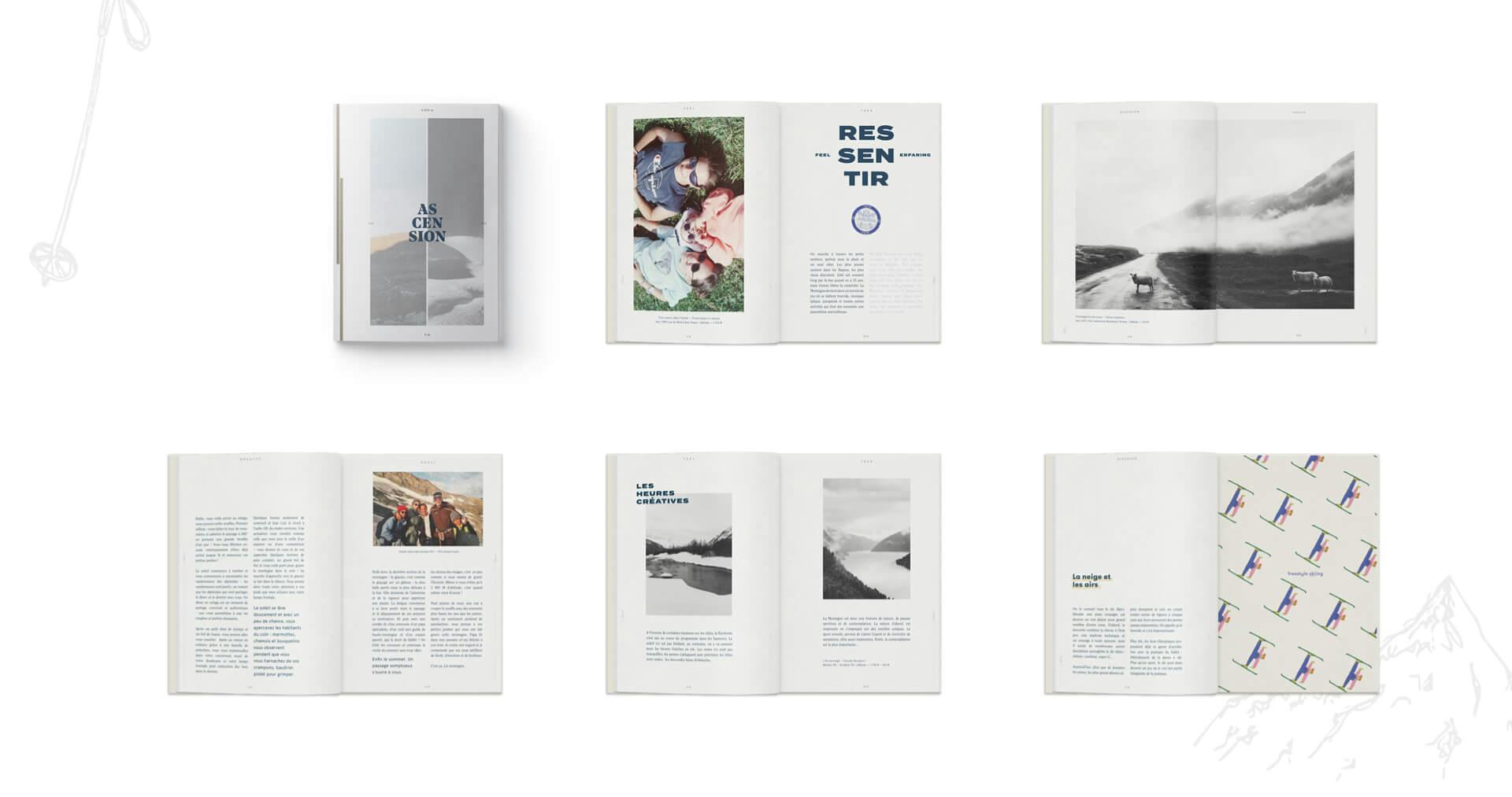 Patchwork of different pages