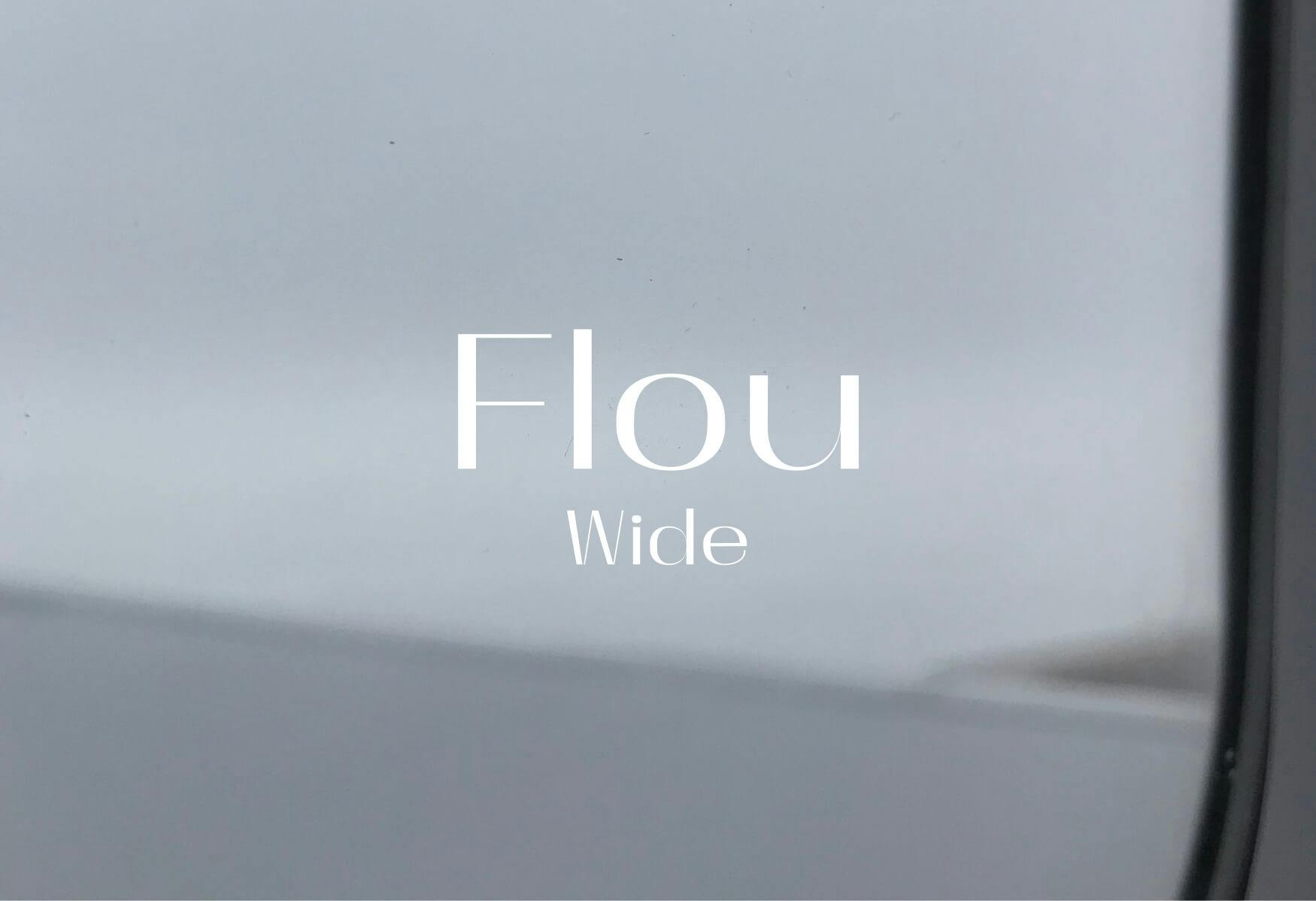 Logotype Flou Wide