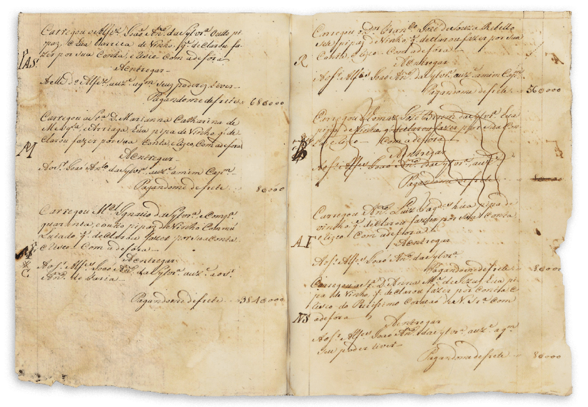 Old documents about Pico wines