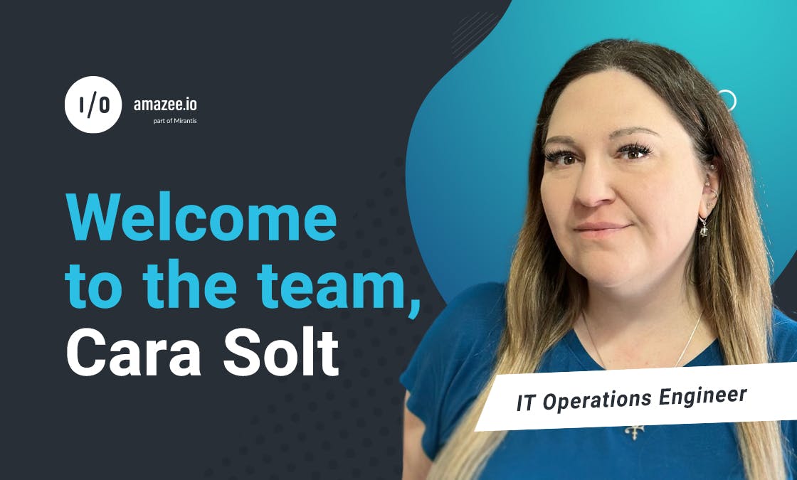 Welcome to the team, Cara Solt