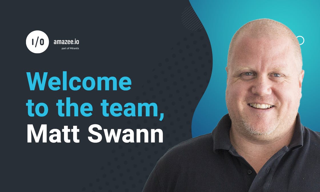 Welcome to the team, Matt Swann