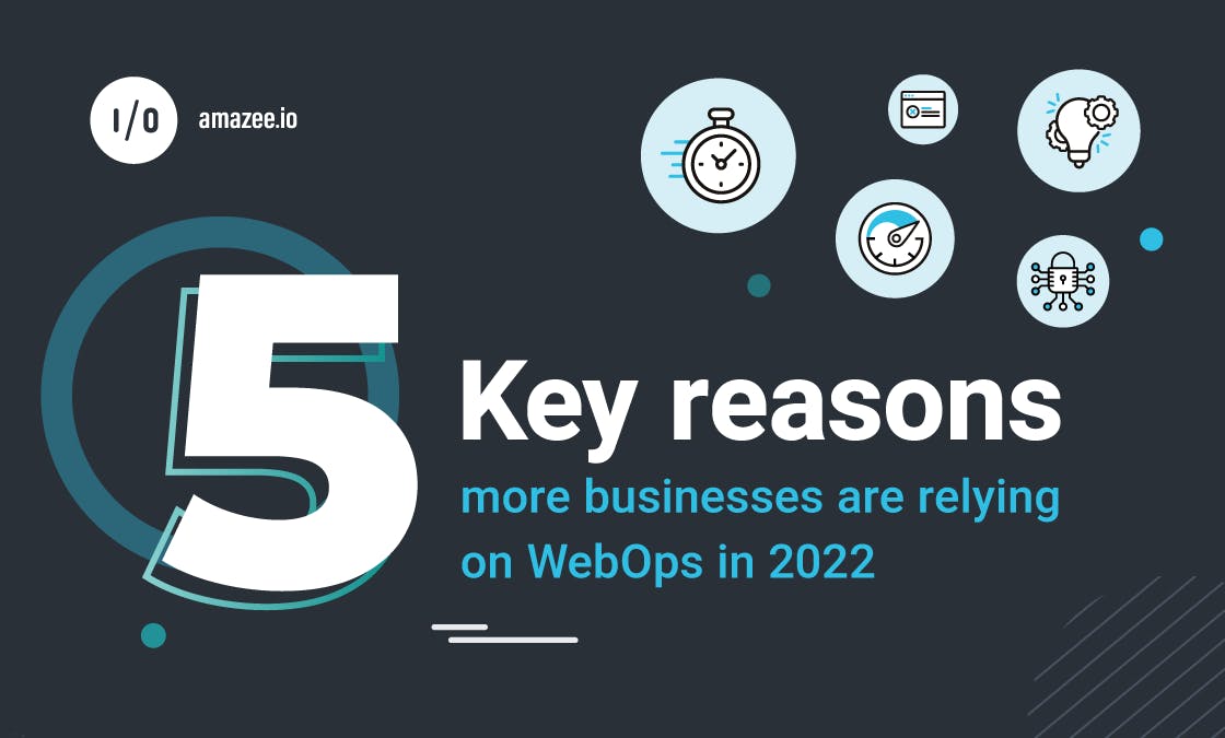 amazee.io - 5 Key reasons more businesses are relying on WebOps in 2022