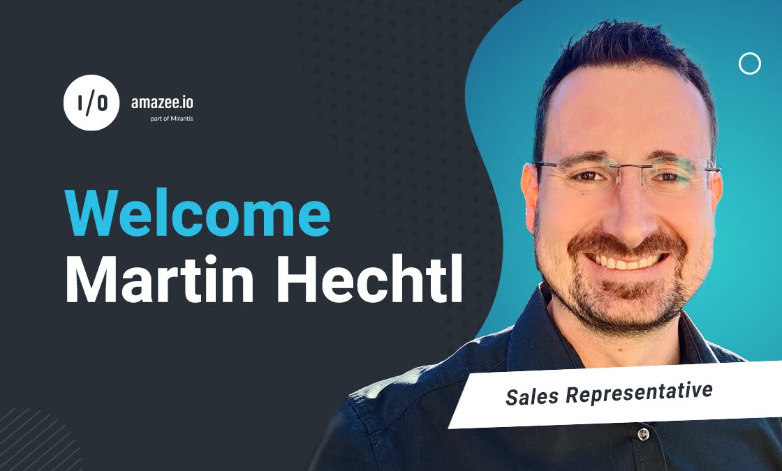 Welcome, Martin Hechtl
