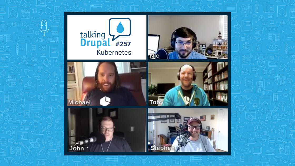 amazee.io talking Kubernetes with Talking Drupal podcast