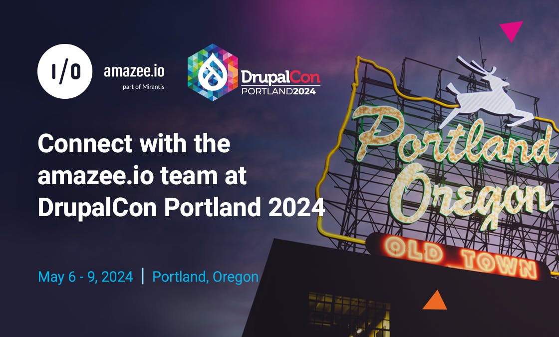 Connect with the amazee.io team at DrupalCon Portland 2024
