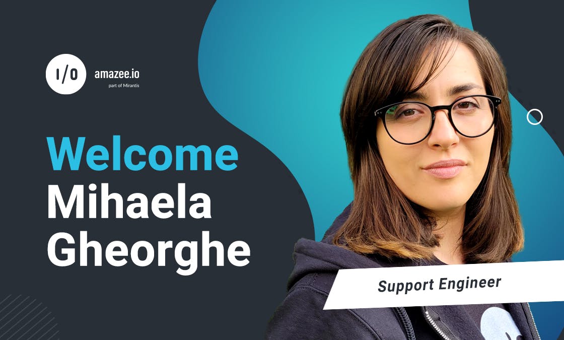 Welcome to amazee.io, Mihaela Gheorghe