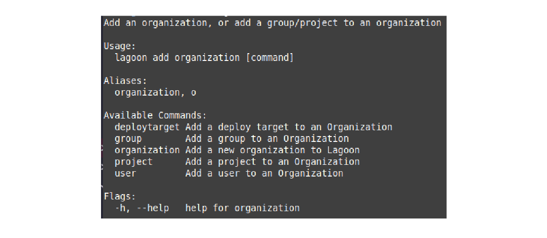 Managing Organizations in the Lagoon CLI