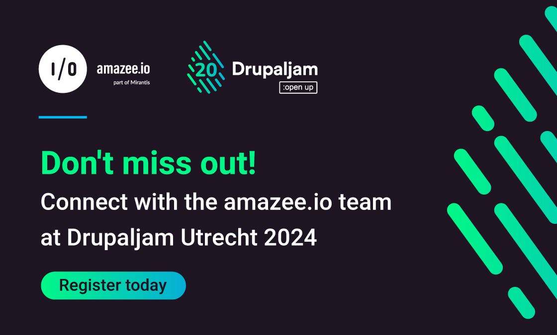 Connect with the amazee.io team at Drupaljam 2024