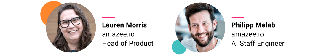 Lauren Moris and Philipp Melab