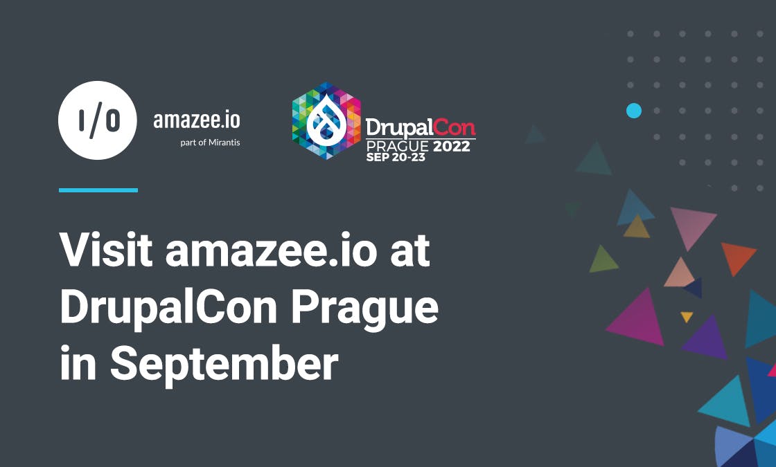 Visit amazee.io at DrupalCon Prague in September