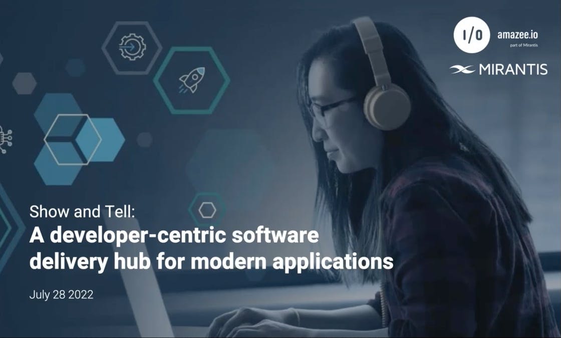 A developer-centric software delivery hub for modern applications