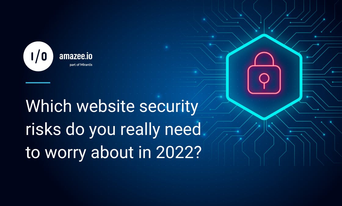 Which website security risks do you really need to worry about in 2022