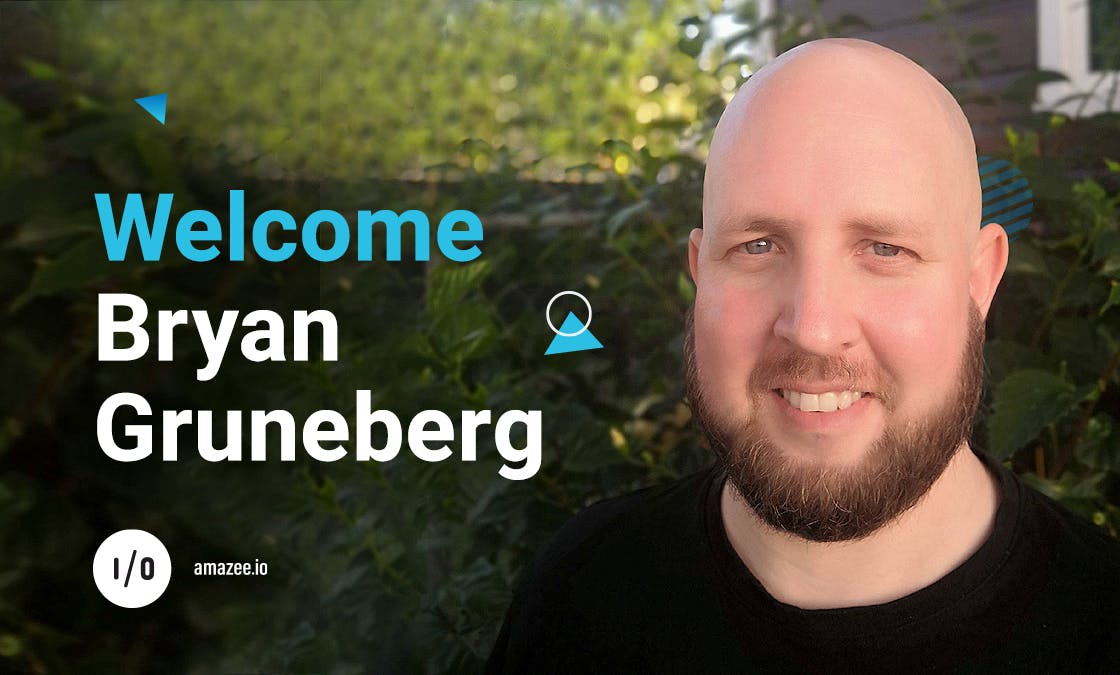 Welcome, Bryan Gruneberg to amazee.io