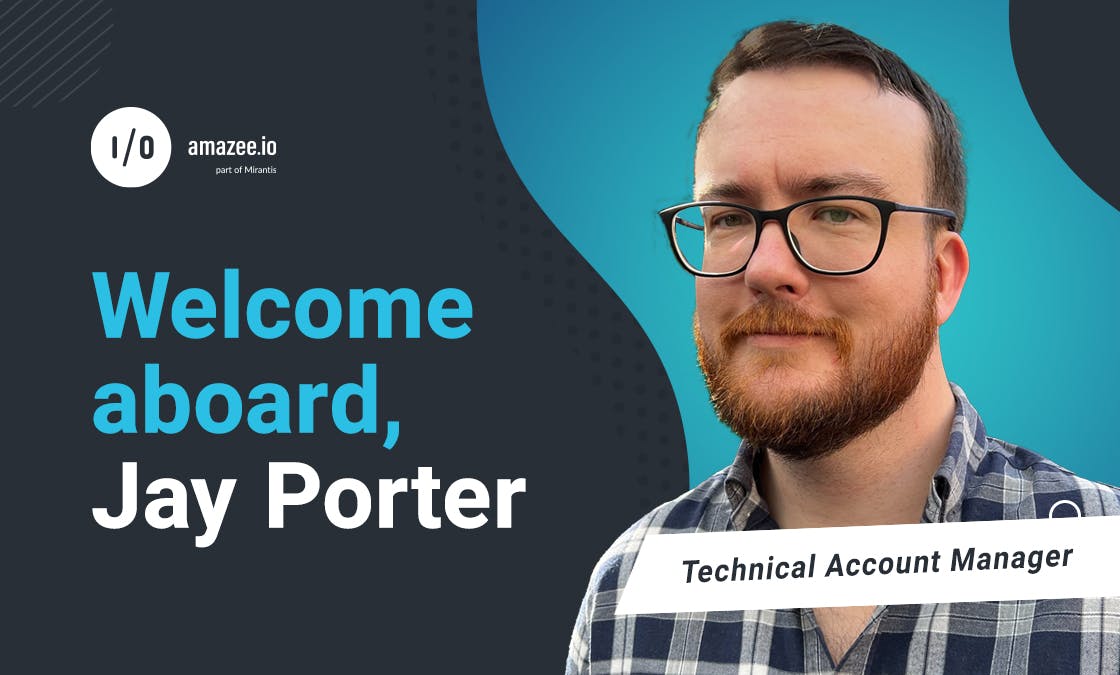 Welcome aboard, Jay Porter