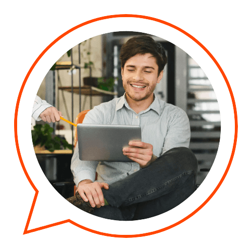 Contact form header visual