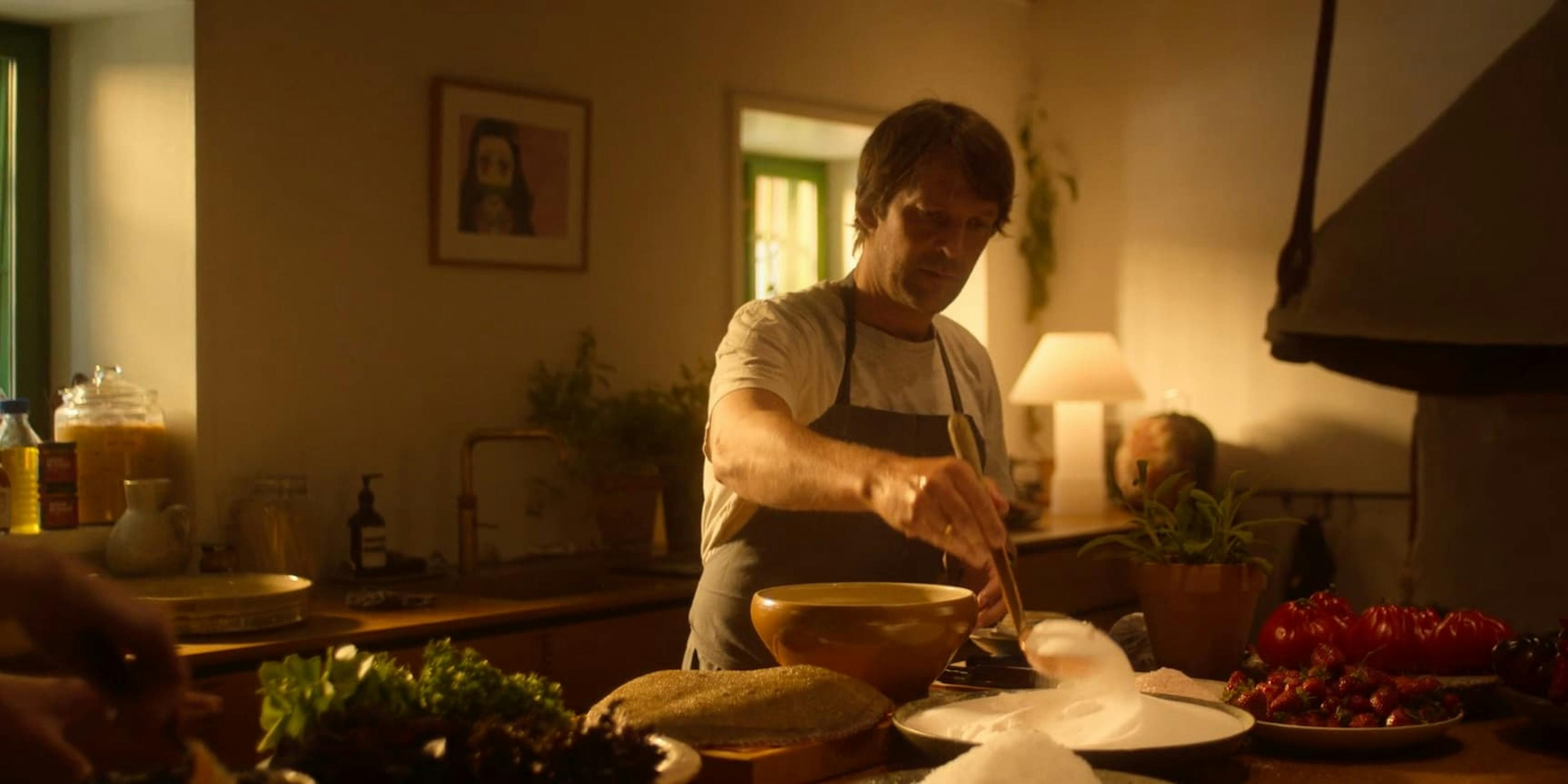 Man cooking