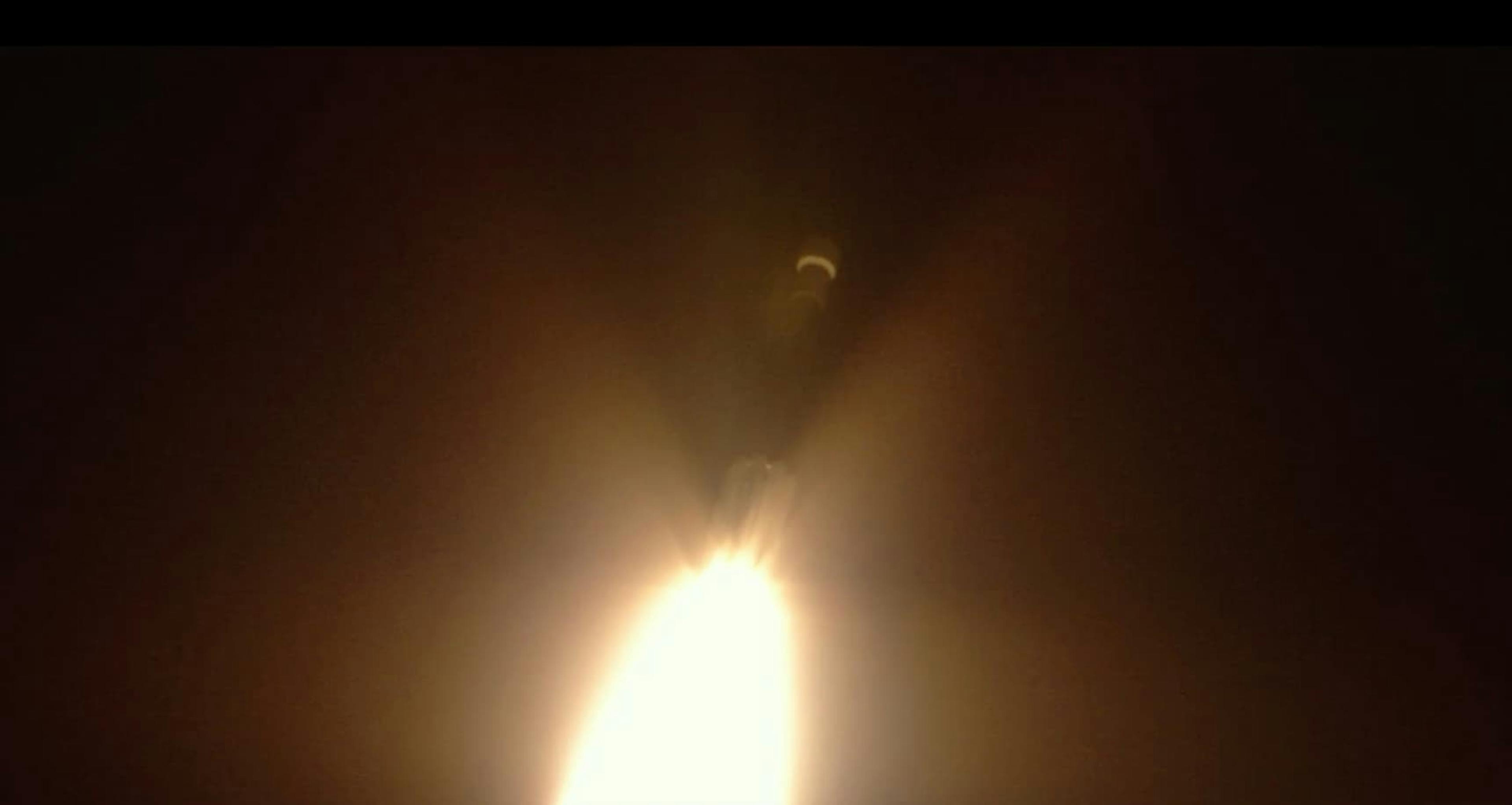 Rocket taking off