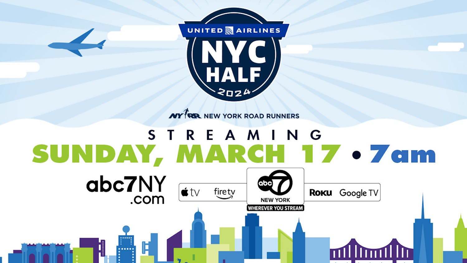 NYC half marathon logo