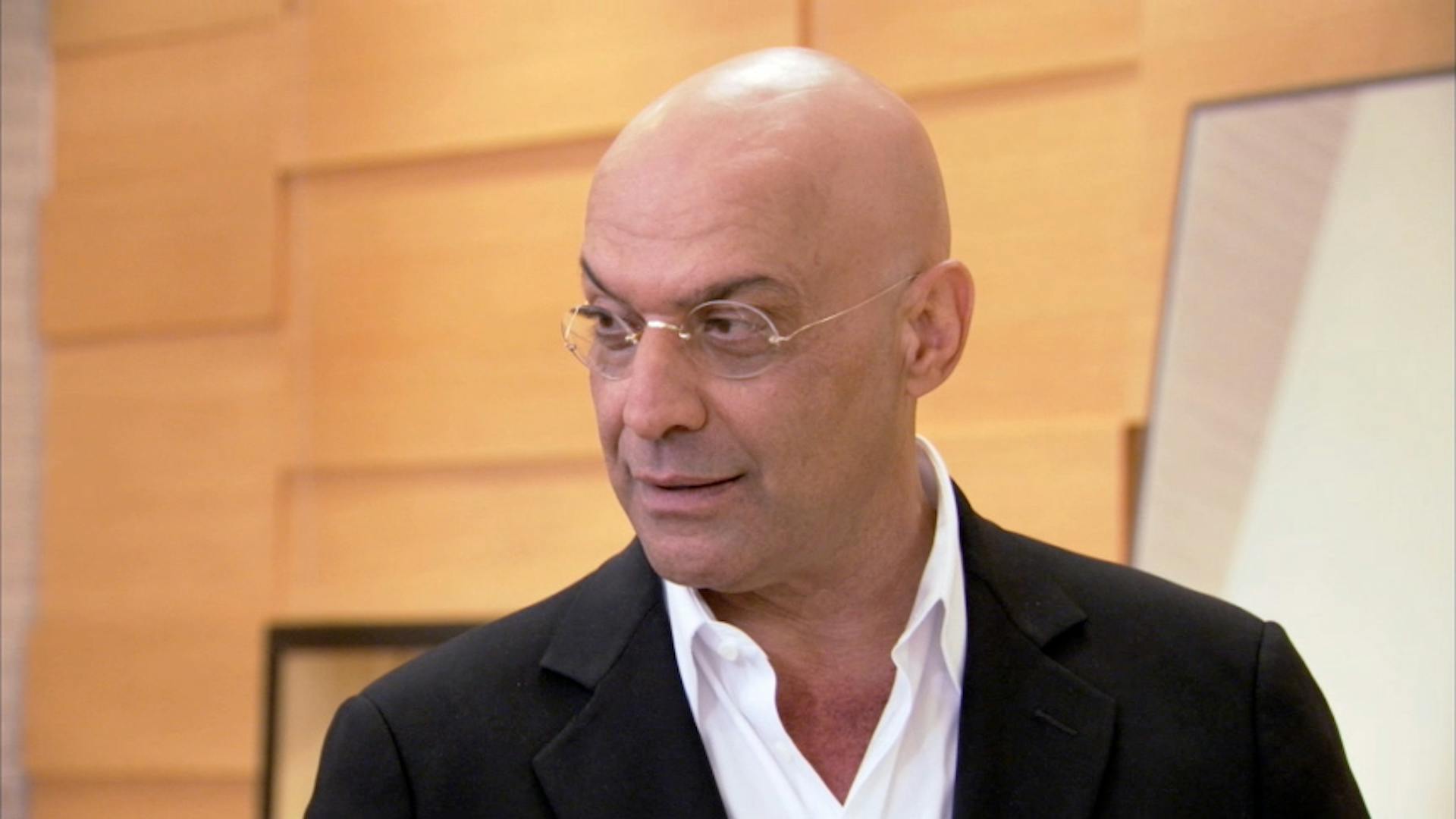 Man looking to the side