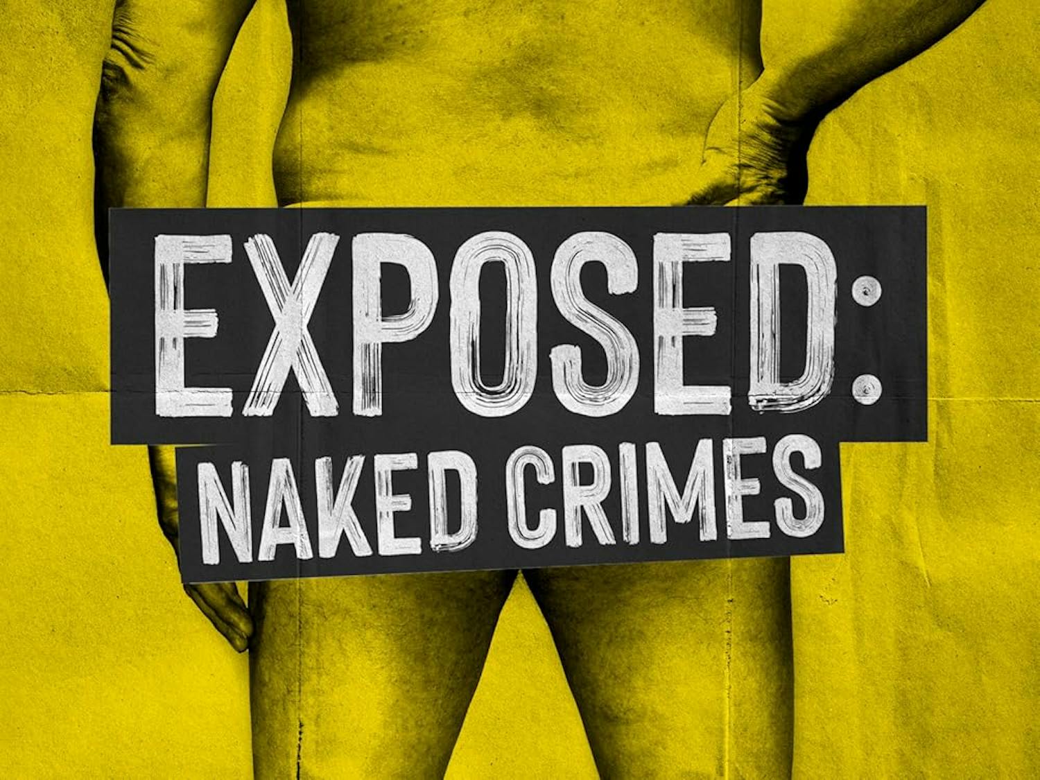 Exposed logo covering the back of a naked body