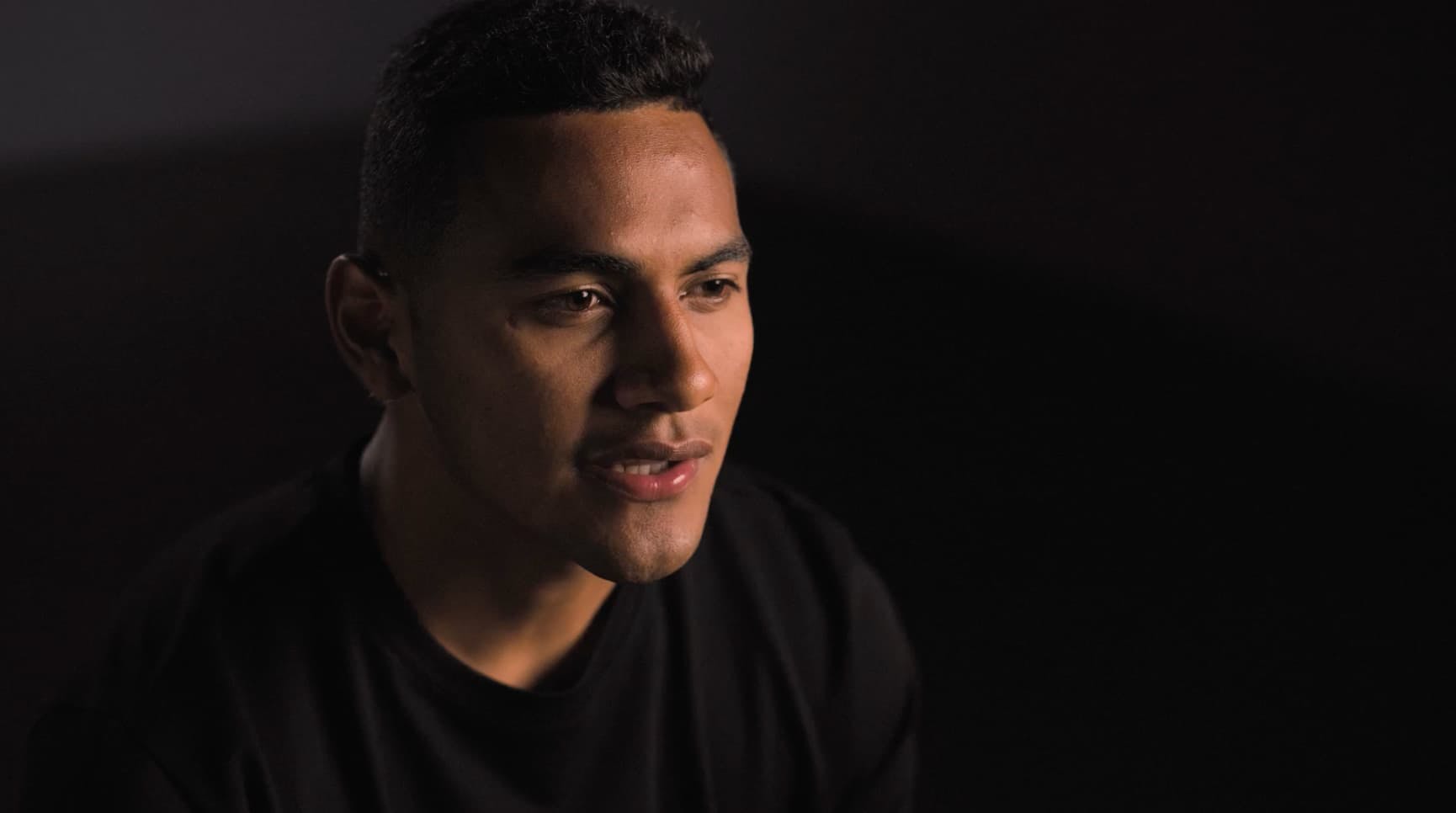 Man being interviewed