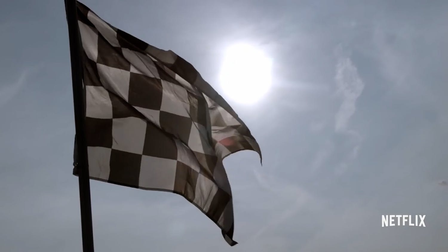 Car racing flag